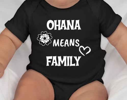 Ohana means Family Onesie